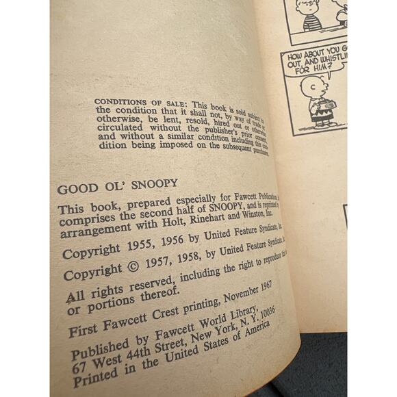 Charlie Brown Snoopy Fawcett Crest Comic Books 1st print bundle Peanuts Schulz - Picture 5 of 5